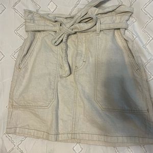 Free people paper bag waist skirt! Size 4!
